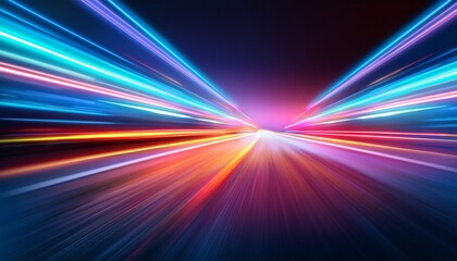 Neon light speed effect