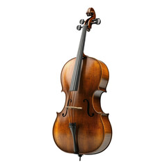 Fototapeta premium Cello isolated on transparent background.