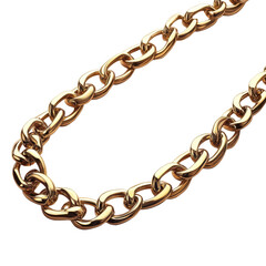 Fototapeta premium Golden Chain isolated on transparent background.
