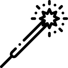 4Th Of July line editable icon. Editable stroke. Vector illustration.