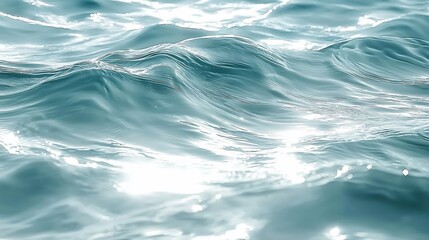 Fototapeta premium Serene Teal Water Texture Background