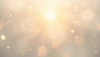 Golden Lights Bokeh Background