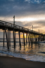 Rodanthe beach, outer banks, north carolina, OBX, sunrise, pier