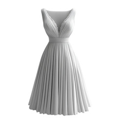 Dress isolated on transparent background.