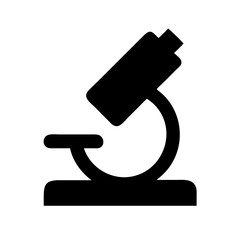 microscope icon isolated on white background
