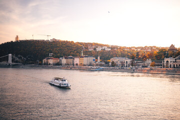 Fototapeta premium Famous Varkert Bazar in Budapest, Hungary in the morning