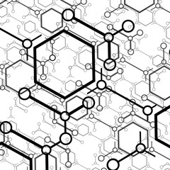 abstract background with circles geometric pattern