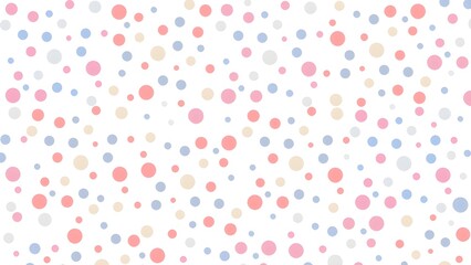 seamless pattern with colorful polka dot