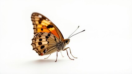 Naklejka premium butterfly on white background