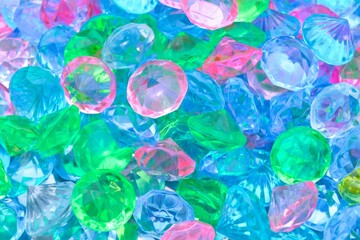 キラキラしたアクリルアイス