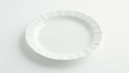white porcelain plate