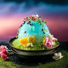 he $1,000 Bingsu? 24K Gold Leaf & AI-Designed Fractal Layers