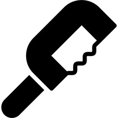 Hacksaw Glyph Icon