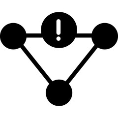 Network Redundancy Glyph Icon