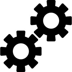 Gear Glyph Icon