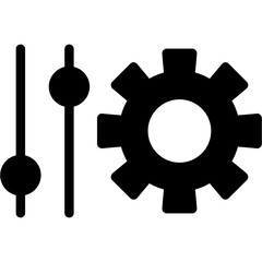 Custom Settings Glyph Icon