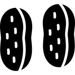 Nuts Glyph Icon