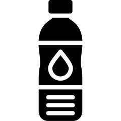 Water Bottle Glyph Icon