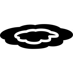 Puddle Glyph Icon