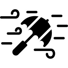 Storm Shelter Glyph Icon