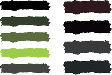 dark green gray brown colors abstract hand drawn backdrop brush strokes collection