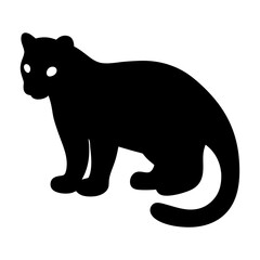 iguana black silhouette icon - perfect for designs about jungle animals iguana nature, wildlife, rainforest, vector art