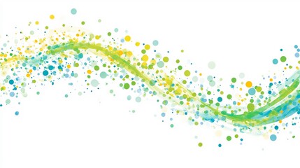 simplified visual of molecular interactions, abstract and clean, vibrant colors, white background, high