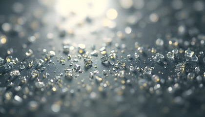 close up view of a bunch of diamonds