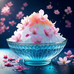 홀로그램으로 만든 봄꽃빙수: 눈으로 먹는 AR 체험