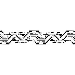 Abstract Circuit Board Element: Technology, Data Flow, Digital Design