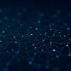 Obraz premium Futuristic Line Art Background with Transaction Graphs and Digital Wallet Icons in Neon Cyan Circuit Style for Financial Interfaces