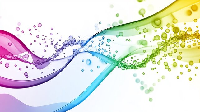 modern genomic diagram, clear visuals and vibrant colors, clean design, no text,