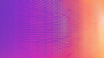 Colorful Abstract Background of Dots in Gradient from Purple to Orange with Digital Texture Ideal for Modern Design Projects and Website Graphics
