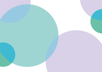 円のデザインの背景フレーム1