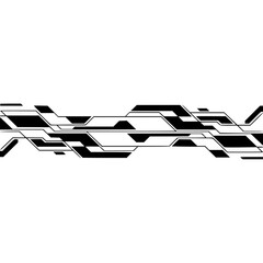 Abstract Tech Circuit Board Design on White, Futuristic Concept