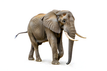 Fototapeta premium elephant isolated on white