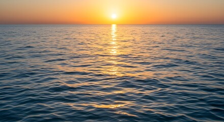 Fototapeta premium sunset over the sea, sea ​​background