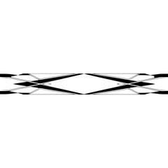 Abstract Geometric Design Element: Modern Black, Grey, & White Border