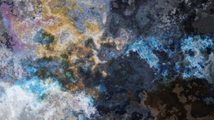 4K watercolor abstract digital texture with grainy marbled effect.
