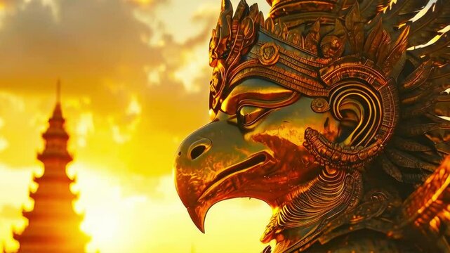 Tender Embrace of Krishna: Boy dressed as Lord Krishna in traditional Indian attire tenderly hugging a calf, love, beauty and serenity