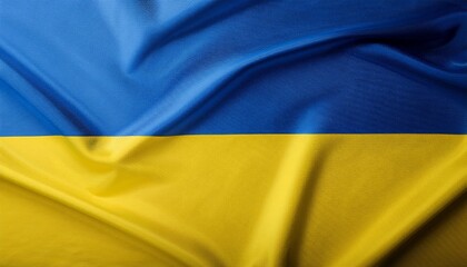 Close up ukranian flag