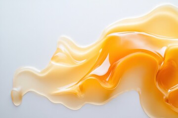 Golden liquid abstract