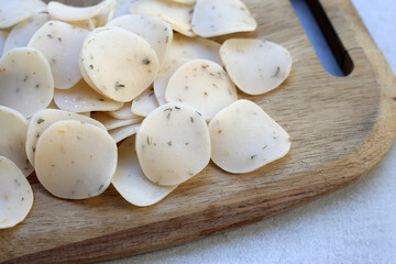 Vietnam prawn crackers, uncooked prawn cracker