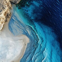 Fototapeta premium blue water background