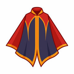 colorful illustration of a cape