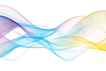 Fototapeta premium abstract gene expression visualization, colorful flowing gradients, clean design, no