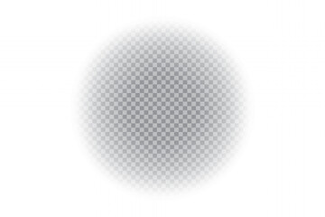 Transparent shadow shape. Vector blurred spot. Soft oval highlight. Center gradient fade.