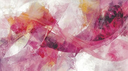 Obraz premium Abstract expressionist painting of flowing, blended colors.