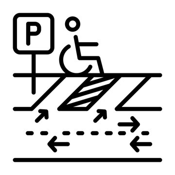 Wheelchair accessible par Icon