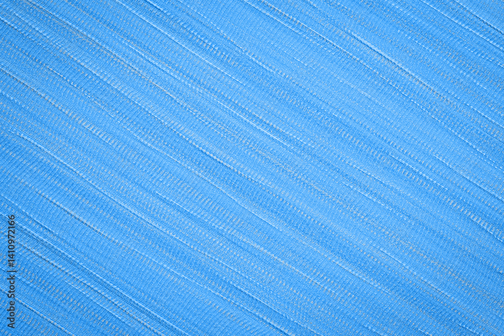 Poster A soft light blue fabric features delicate textured lines, suitable for various interior design projects or fashion applications